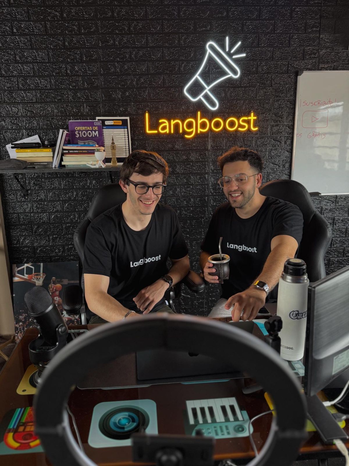 Agustín y Caetano, fundadores de LangBoost